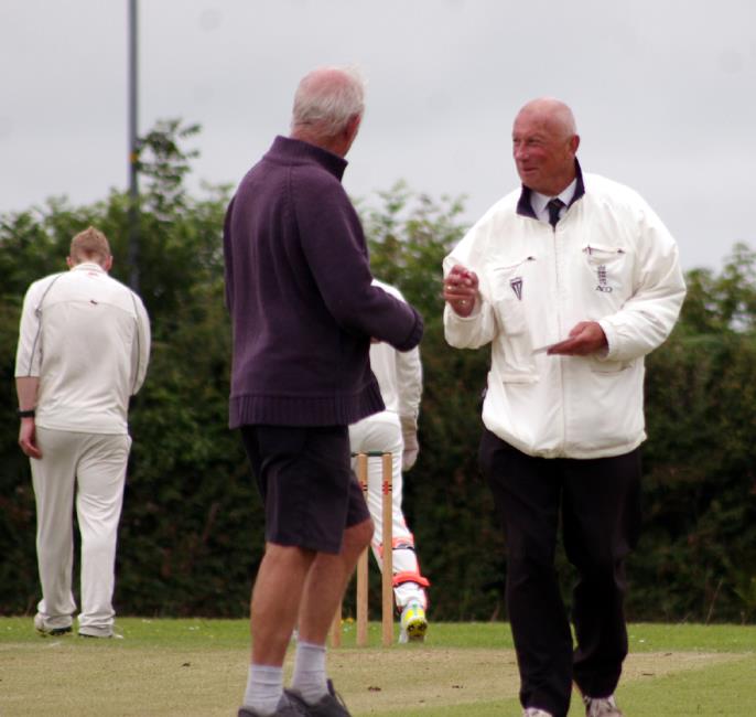 Umpires - Allan Hansen and Brian Griffiths